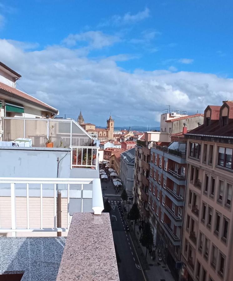 Atico Quintana II - Con Terraza, En El Centro Con Wifi Y Garaje Daire Oviedo Dış mekan fotoğraf